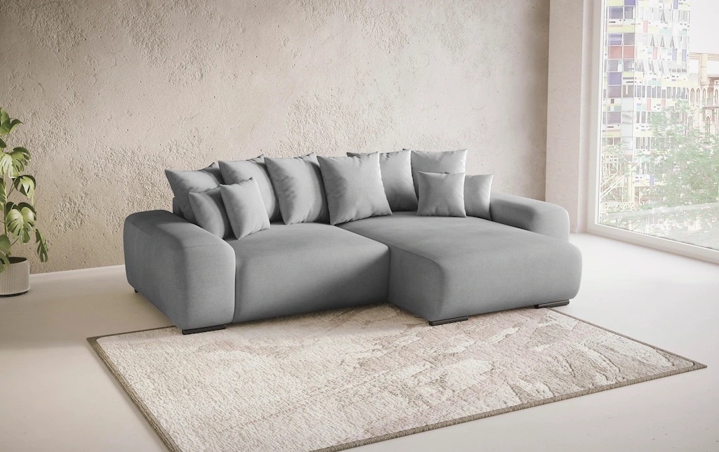 Home affaire Ecksofa "Glamour II, L-Form", mit DuraSpring-Taschenfederkern günstig online kaufen