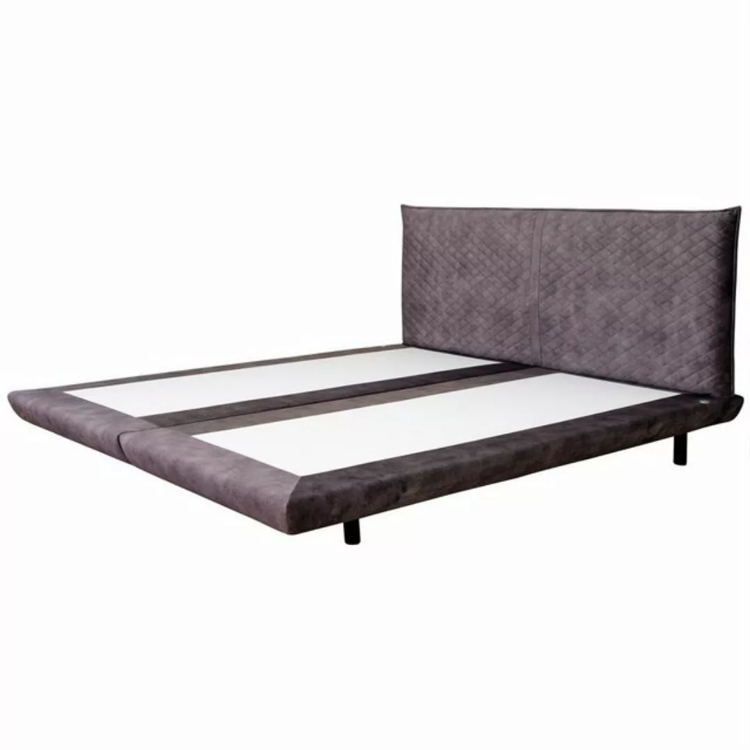 Boxspringbett Terra Home Boxspringbett Lyon grau, 180x200 cm, H2/H3 günstig online kaufen