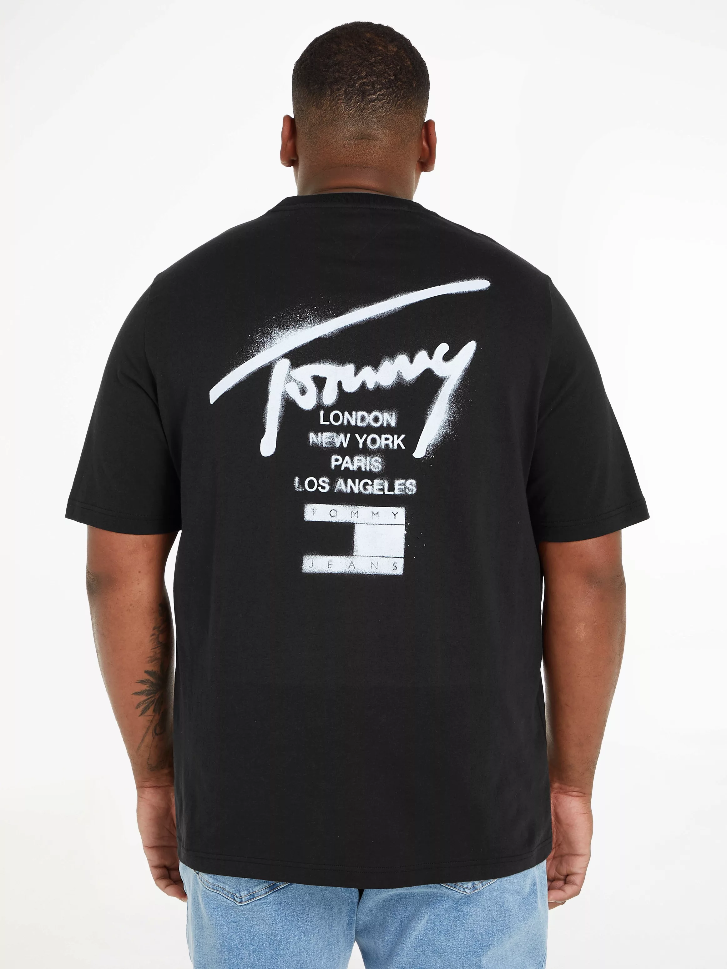 Tommy Jeans Plus T-Shirt TJM PLUS CLSC SPRAY SGNTR TEE günstig online kaufen