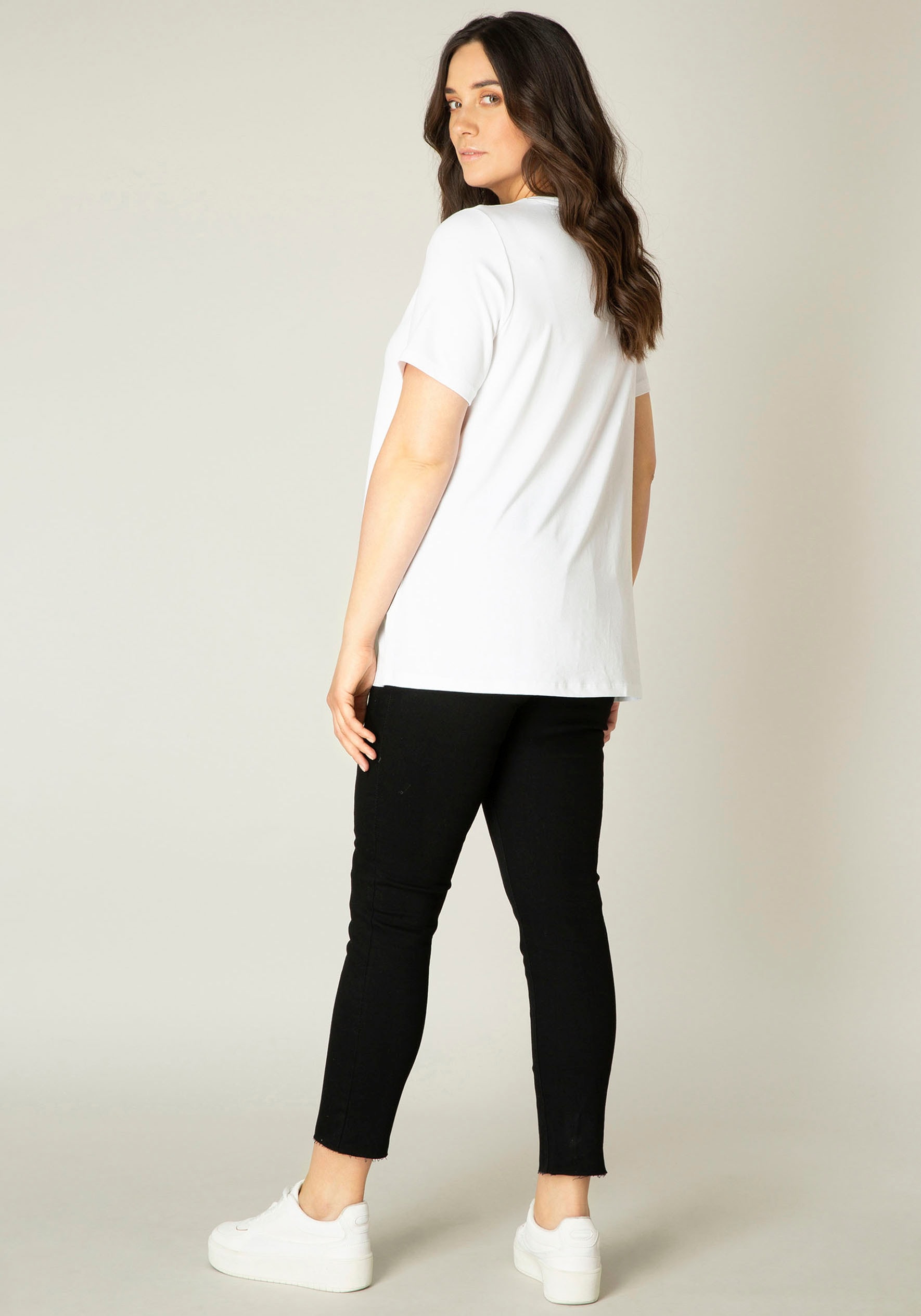 Base Level Curvy T-Shirt Alba Weich fließende, formstabile Qualität günstig online kaufen