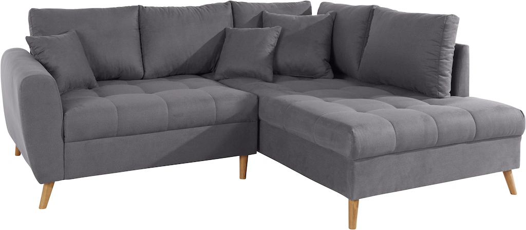 Home affaire Ecksofa "Blackburn II, L-Form", Mit Kaltschaumpolsterung bis 1 günstig online kaufen