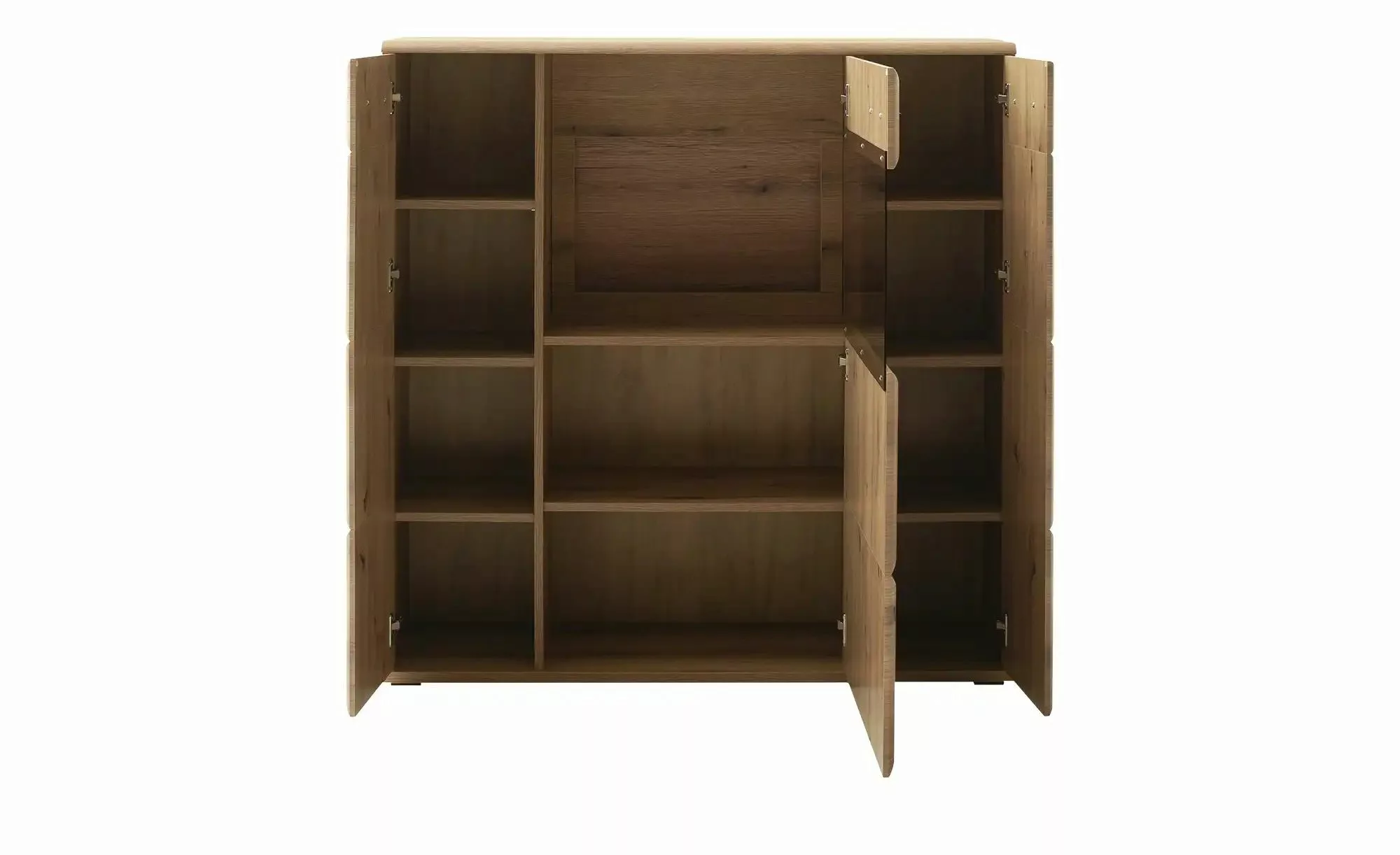 uno Highboard  Nafeli ¦ holzfarben ¦ Maße (cm): B: 120 H: 123 T: 38.0 Kommo günstig online kaufen