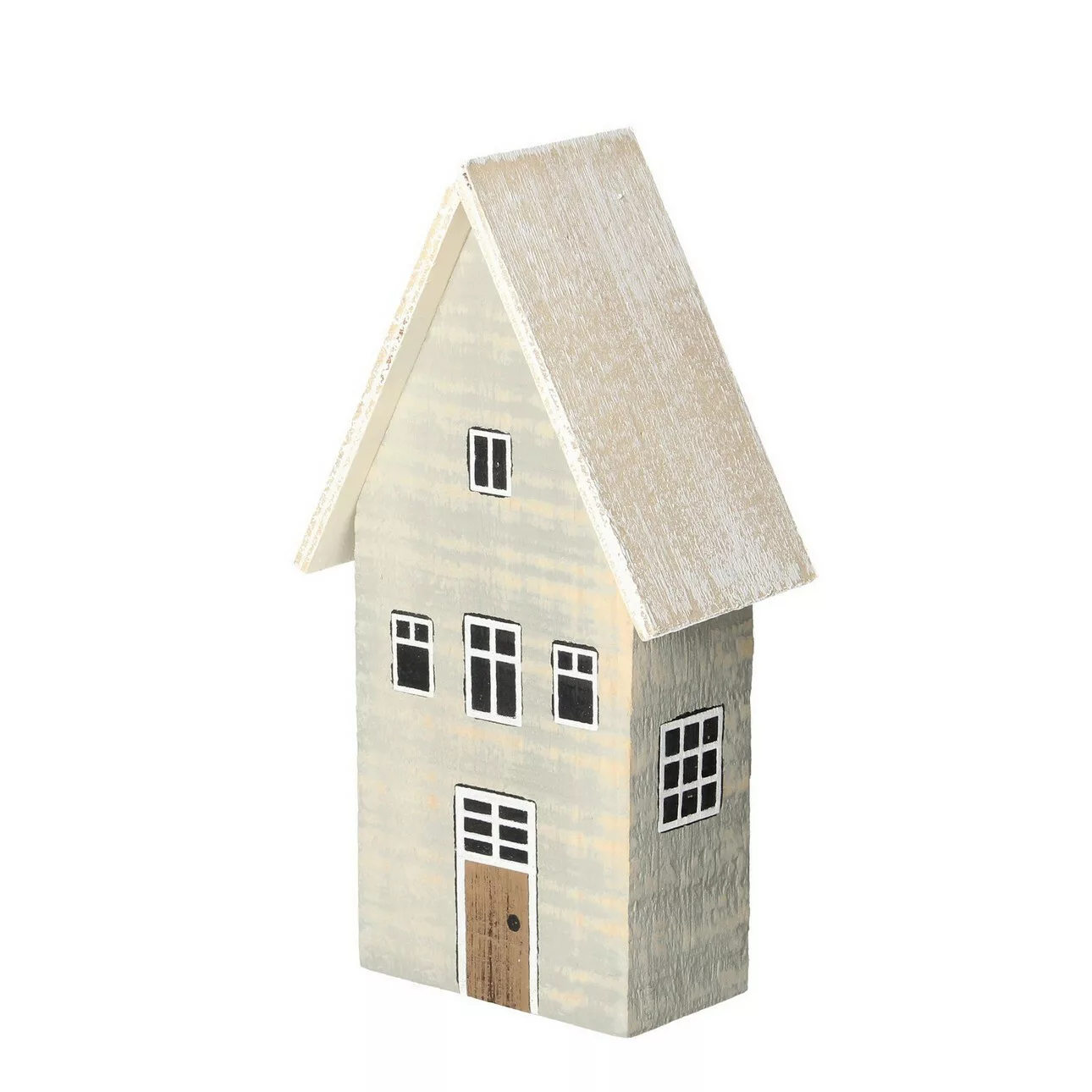 Dekoobjekt Snow House 19cm white grey, 10 x 6 x 19 cm günstig online kaufen