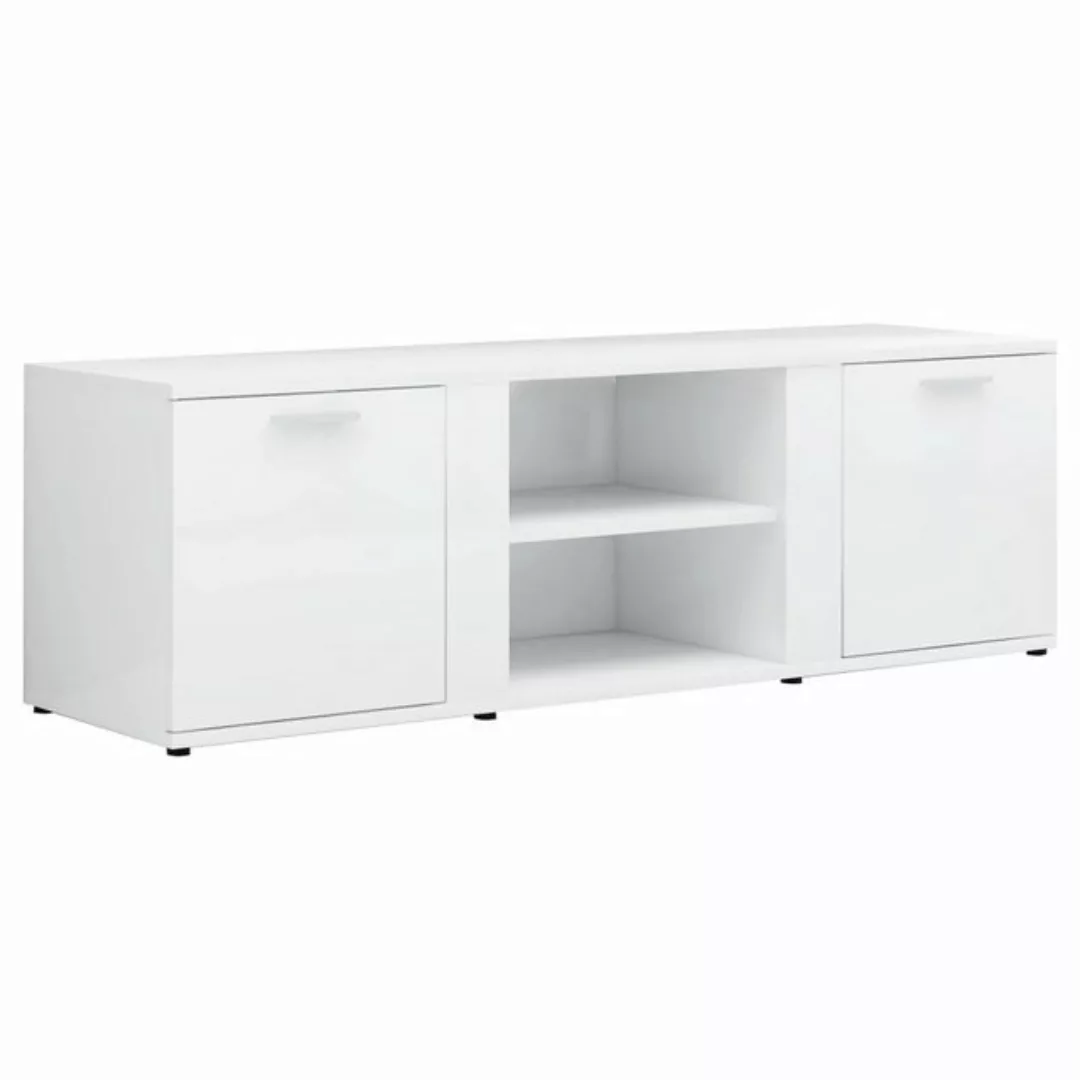 furnicato TV-Schrank Hochglanz-Weiß 120x34x37 cm Holzwerkstoff (1-St) günstig online kaufen