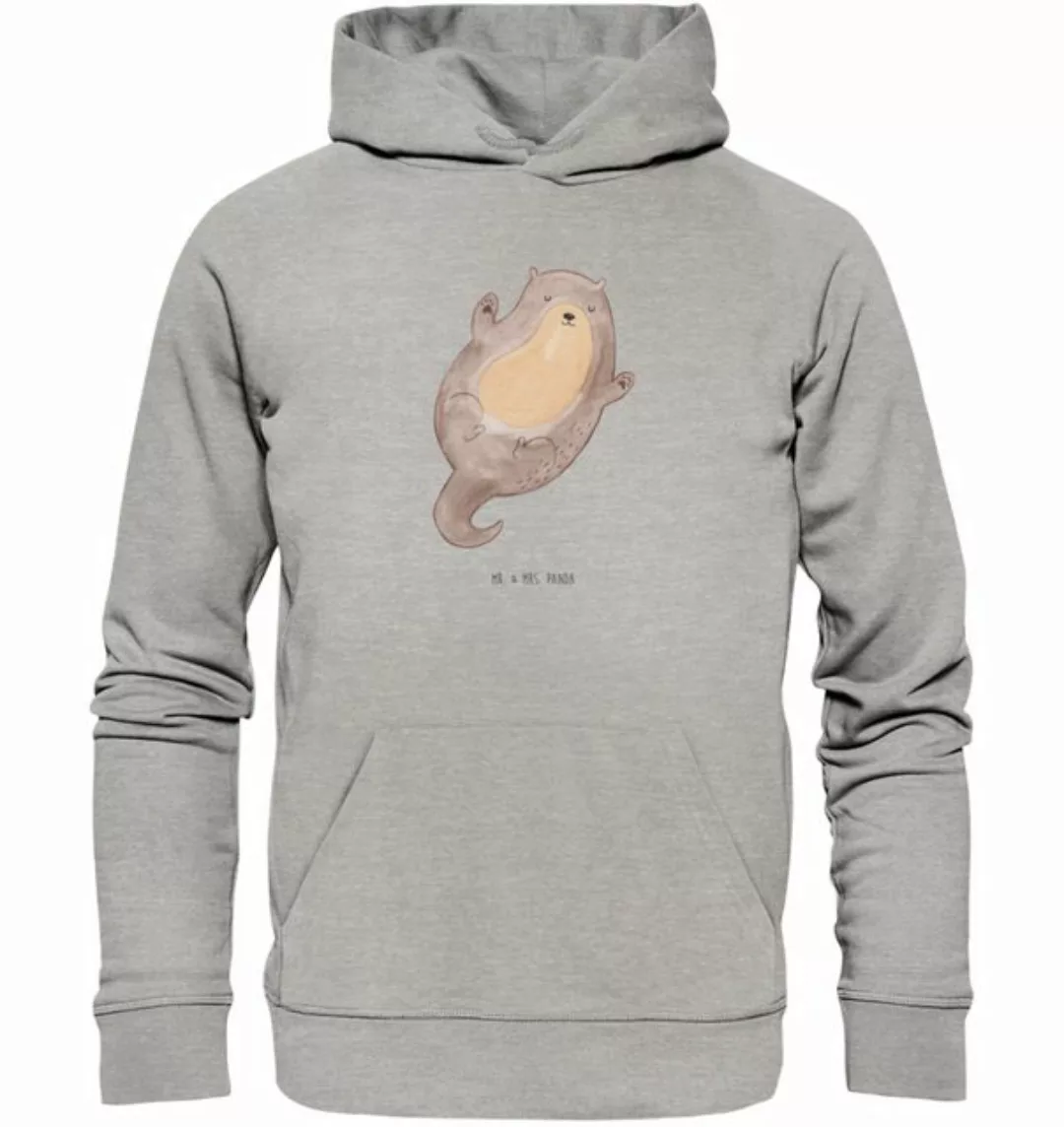 Mr. & Mrs. Panda Hoodie Otter Umarmen Größe M - Heather Grey - Geschenk, Se günstig online kaufen