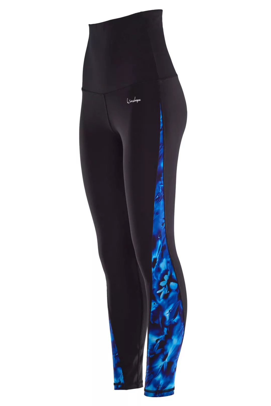 Winshape Leggings HWL109-Blue-Rainflowers Core-Stability-Bund mit Bauch-Weg günstig online kaufen