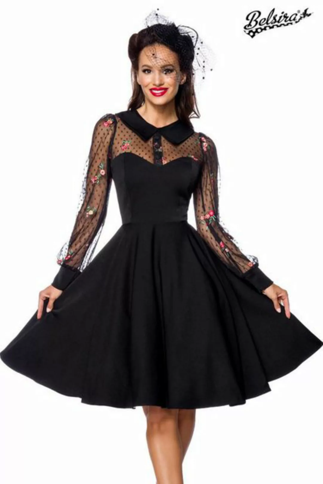 BELSIRA Trachtenkleid Belsira - Vintage-Kleid - (L,M,S,XL,2XL) günstig online kaufen