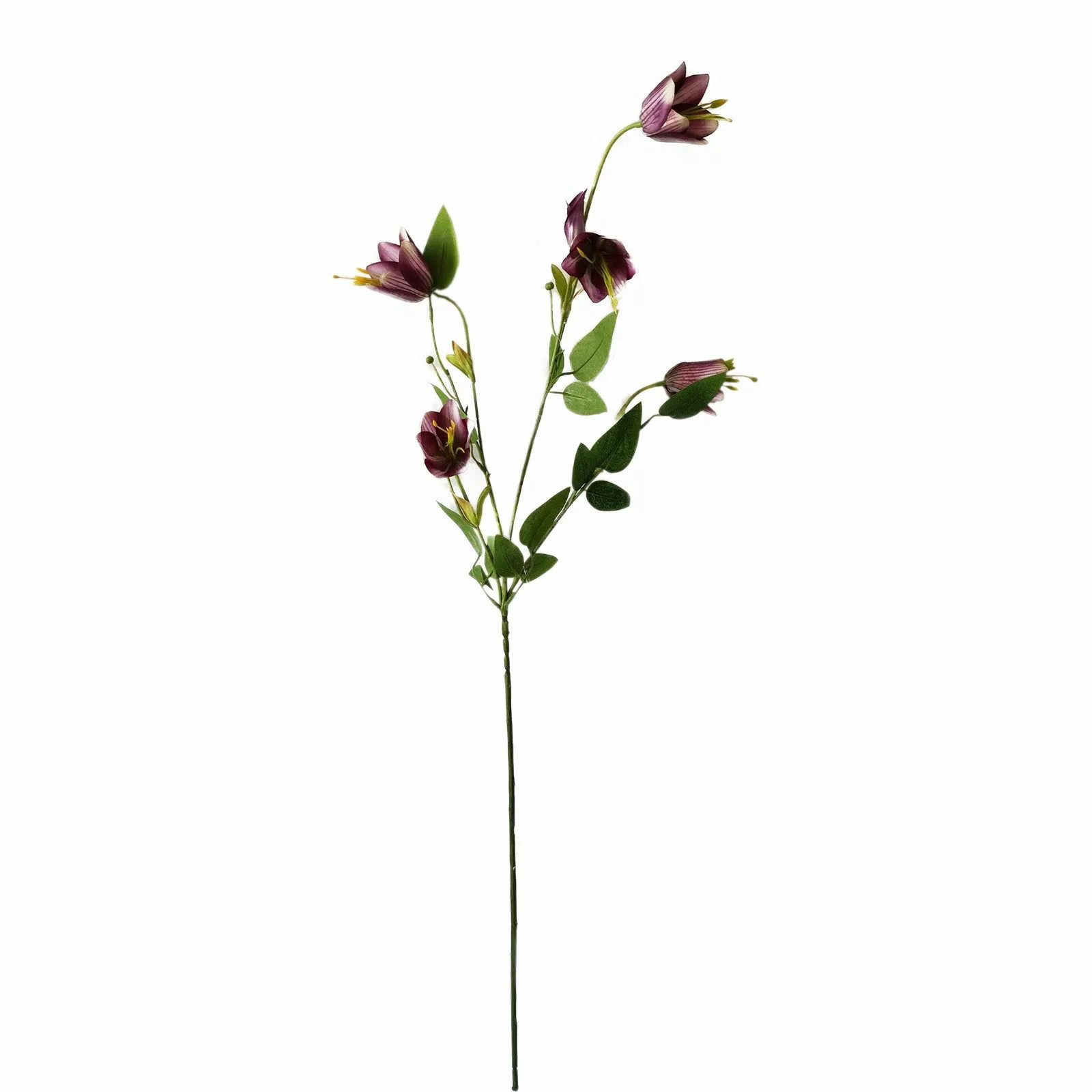 Kunstblume Kunstblume Bordeaux Flora Glockenblume, HTI-Living, günstig online kaufen