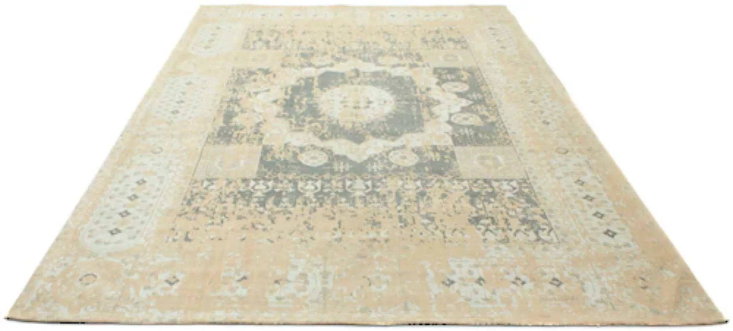 morgenland Teppich »VINTAGE LAGUNE«, rechteckig, Handarbeit, Shabby Chic, W günstig online kaufen