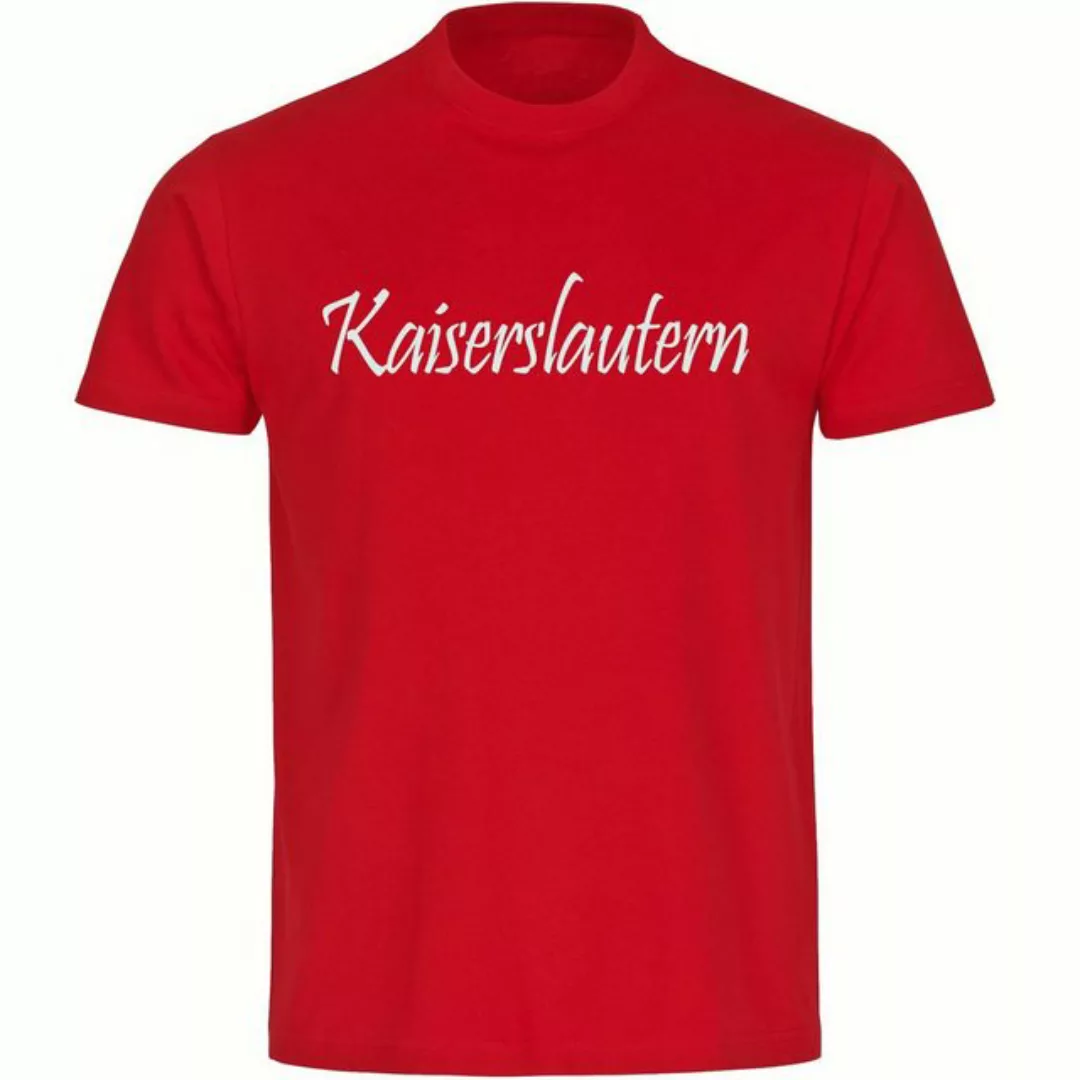 multifanshop T-Shirt Herren Kaiserslautern - Schriftzug - Männer günstig online kaufen