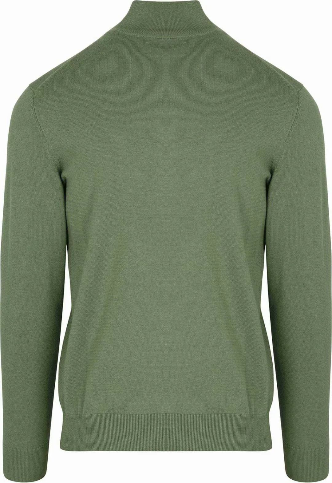 Gant Half Zip Pullover Grün - Größe 3XL günstig online kaufen