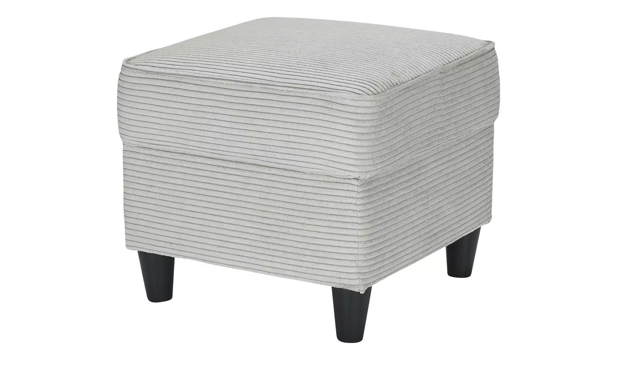 Hocker  Kivana ¦ grau ¦ Maße (cm): B: 52 H: 45 T: 52 Polstermöbel > Hocker günstig online kaufen