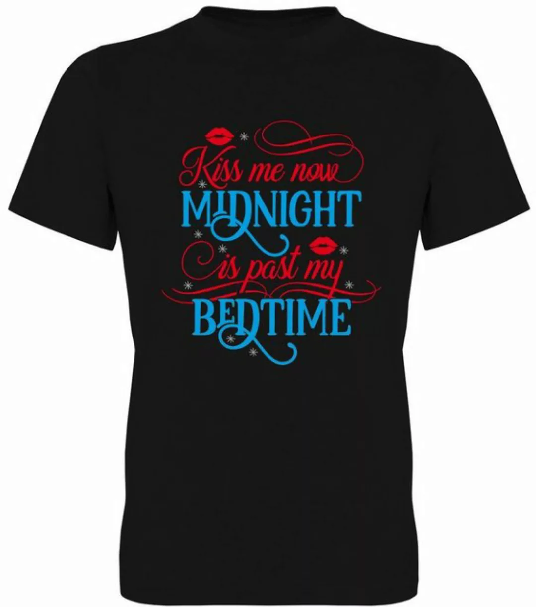 G-graphics T-Shirt Kiss me now – Midnight is past my bedtime Herren T-Shirt günstig online kaufen