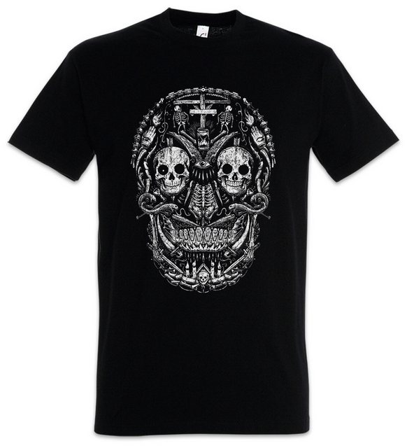 Urban Backwoods Print-Shirt Mexican Skull I Herren T-Shirt Schädel Sugar Ga günstig online kaufen