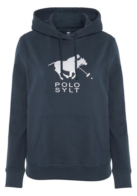 Polo Sylt Kapuzensweatshirt mit Glitter-Motiv günstig online kaufen