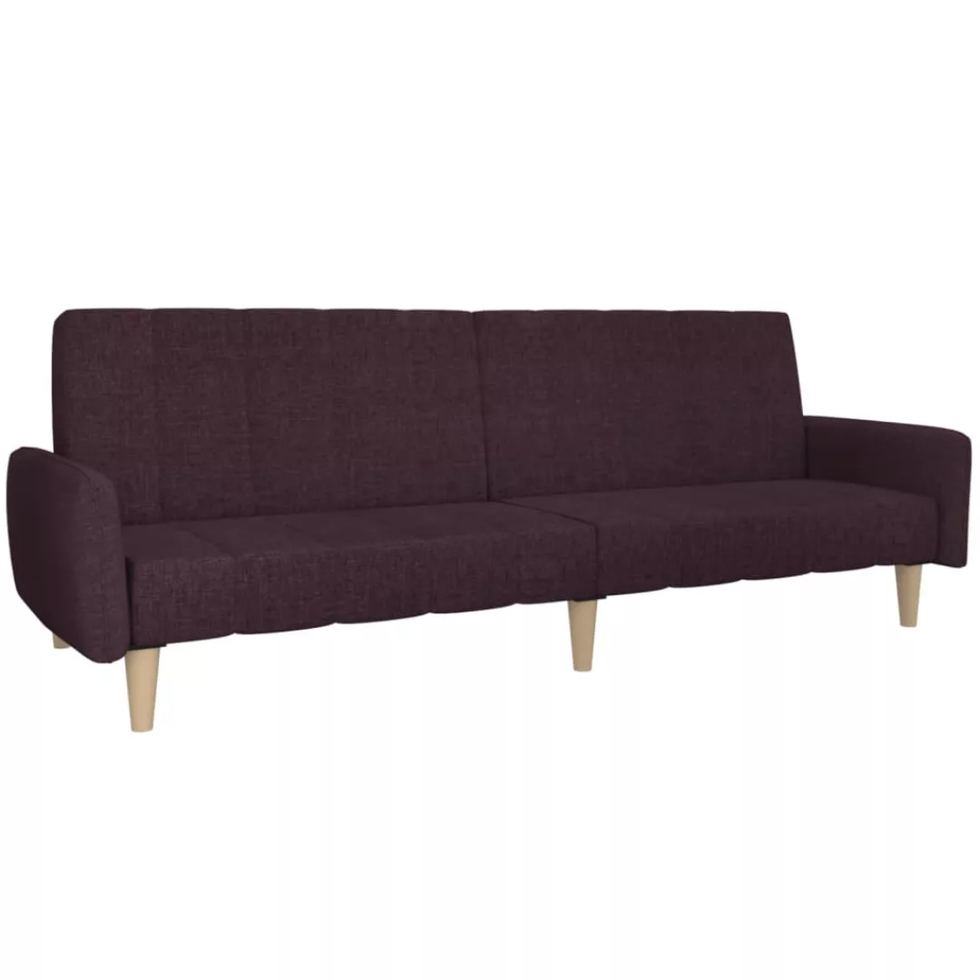 Schlafsofa 2-sitzer Lila Stoff günstig online kaufen