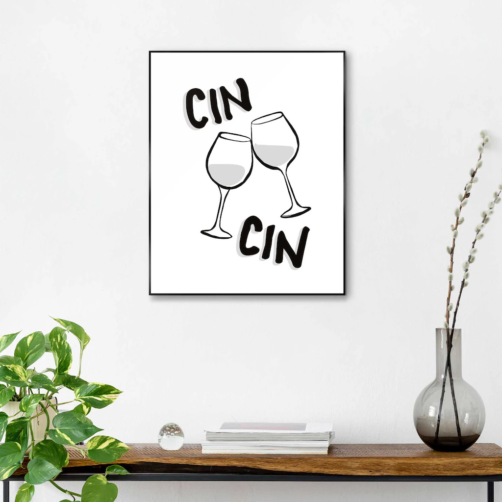 Reinders Bild mit Rahmen "Cin Cin" günstig online kaufen