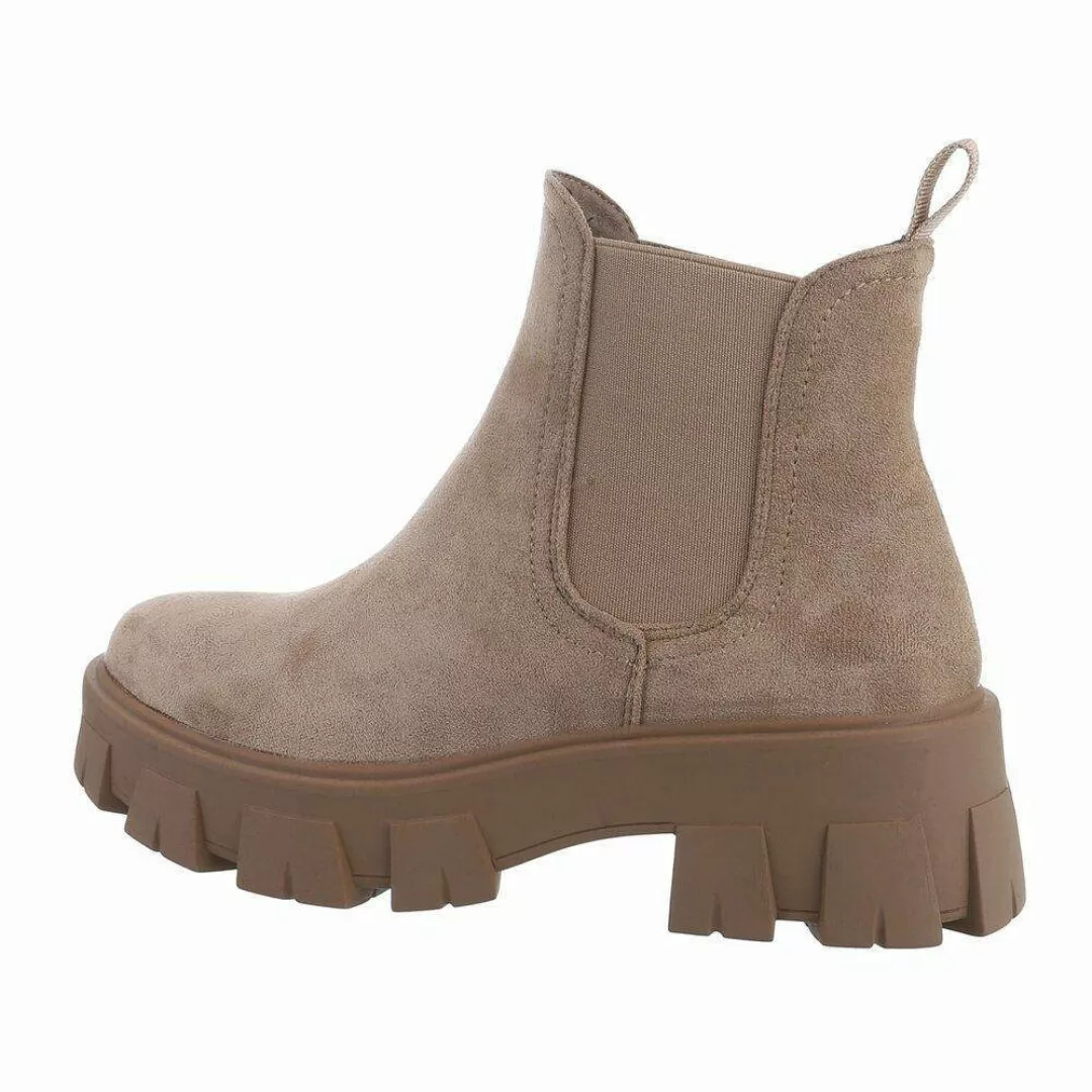 Ital-Design Damen Chelsea Freizeit Plateaustiefelette (76772028) günstig online kaufen