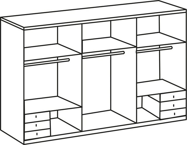 Wimex Schwebetürenschrank "Seattle", mit Schubkästen günstig online kaufen