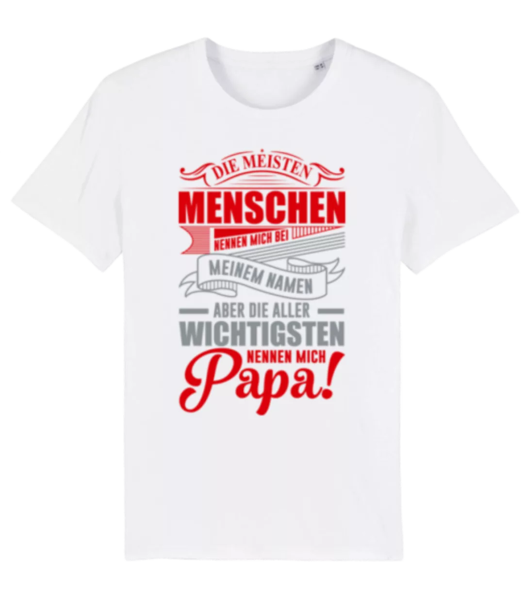 Die Wichtigsten Nennen Mich Papa · Männer Bio T-Shirt Stanley Stella günstig online kaufen