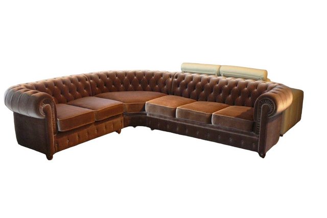 JVmoebel Ecksofa Chesterfield Ecksofa Wohnlandschaft Sofa 245 x 308cm, 1 Te günstig online kaufen