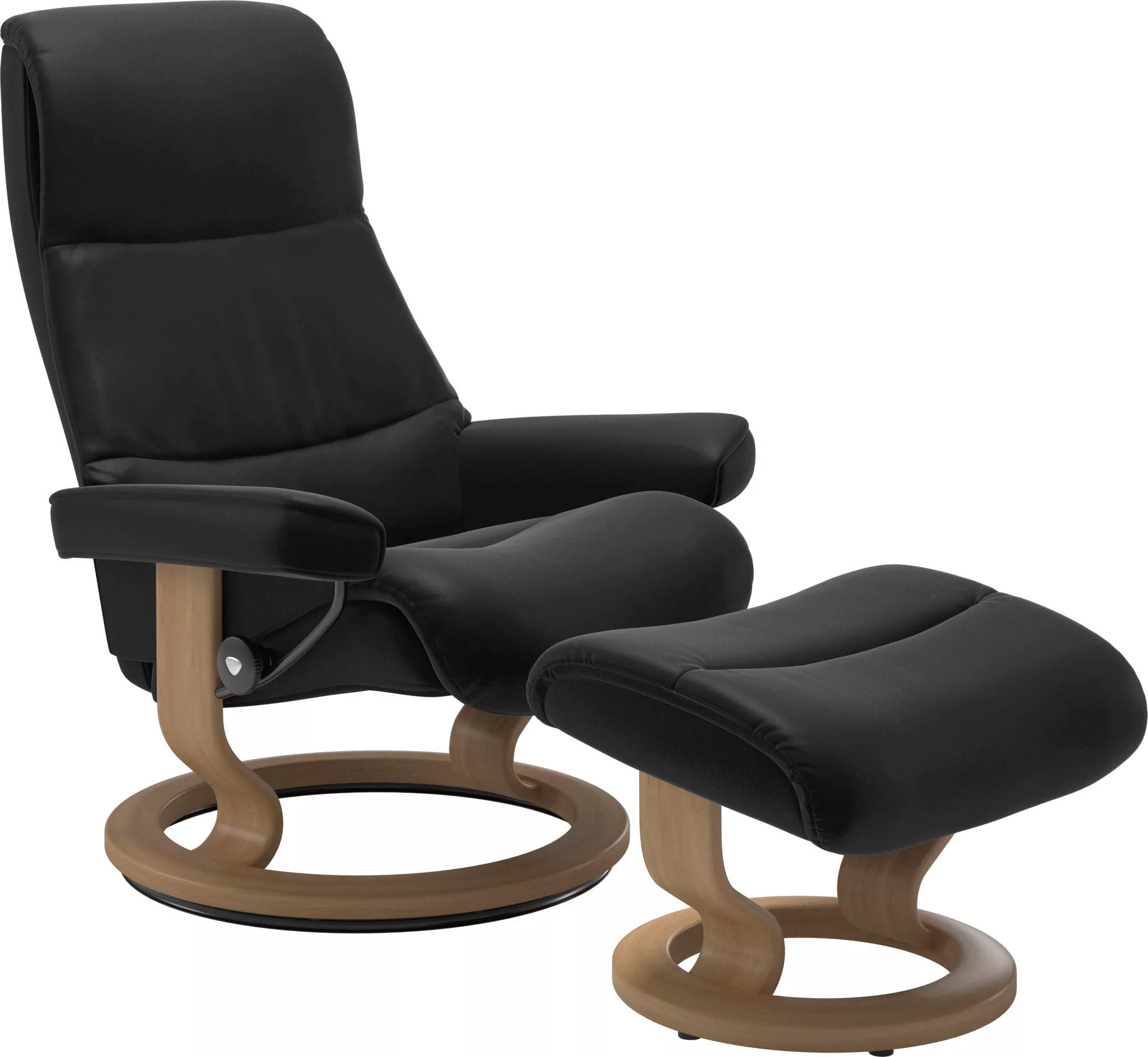 Stressless Relaxsessel "View", (Set, Relaxsessel mit Hocker), mit Classic B günstig online kaufen