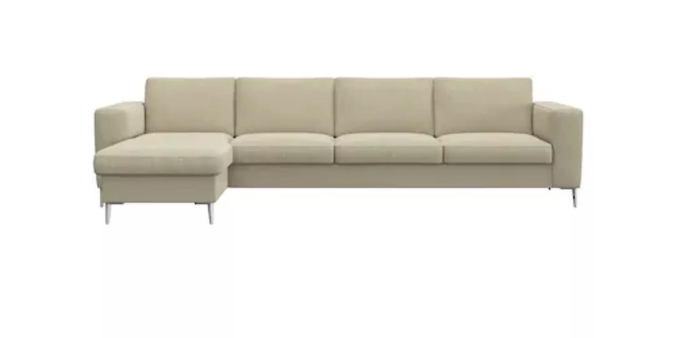 FLEXLUX Ecksofa »Fiore, super Sitzkomfort durch Kaltschaum im Sitz, L-Form« günstig online kaufen