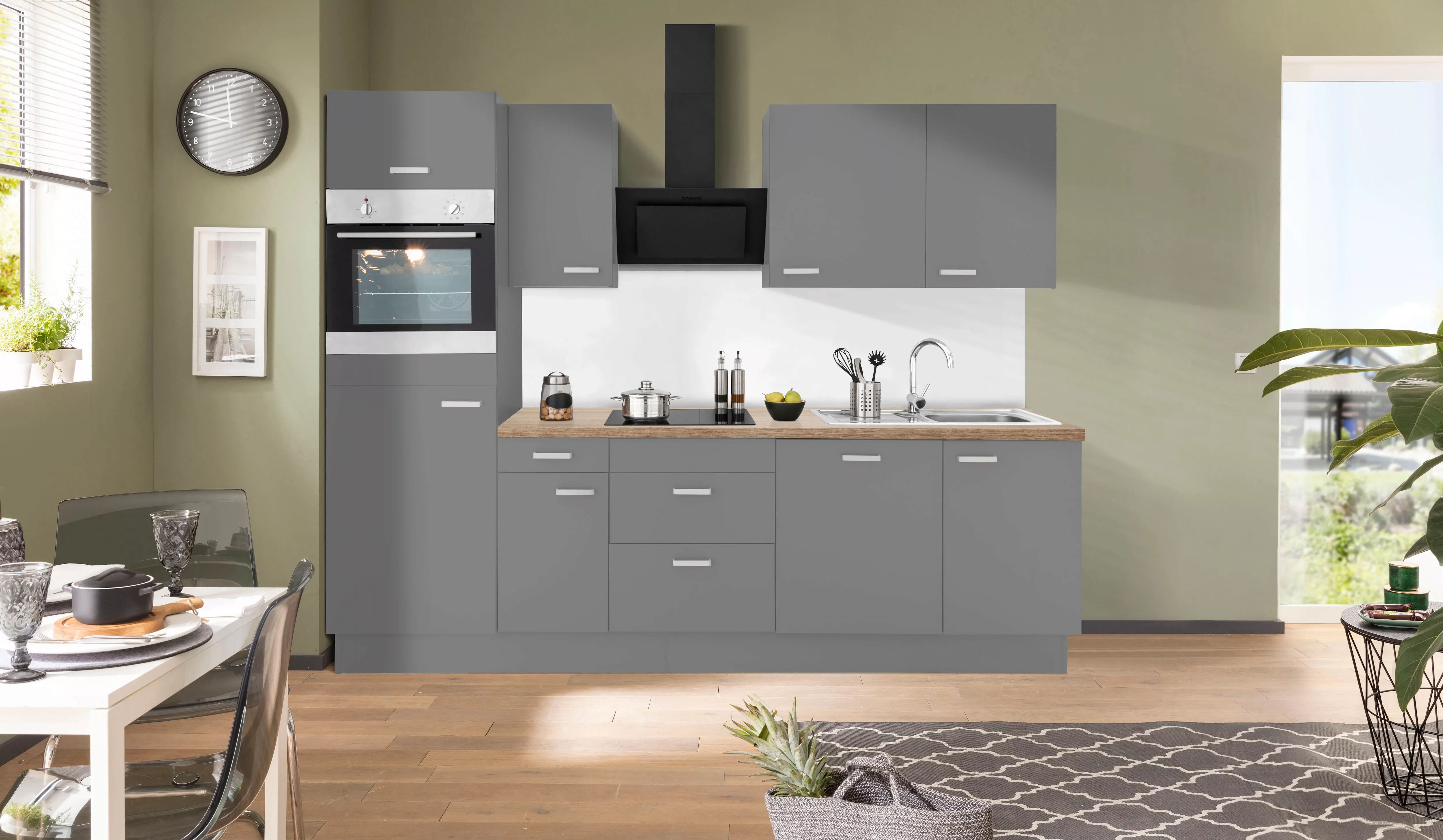 OPTIFIT Küchenzeile "Parma", mit E-Geräten, Breite 270 cm günstig online kaufen