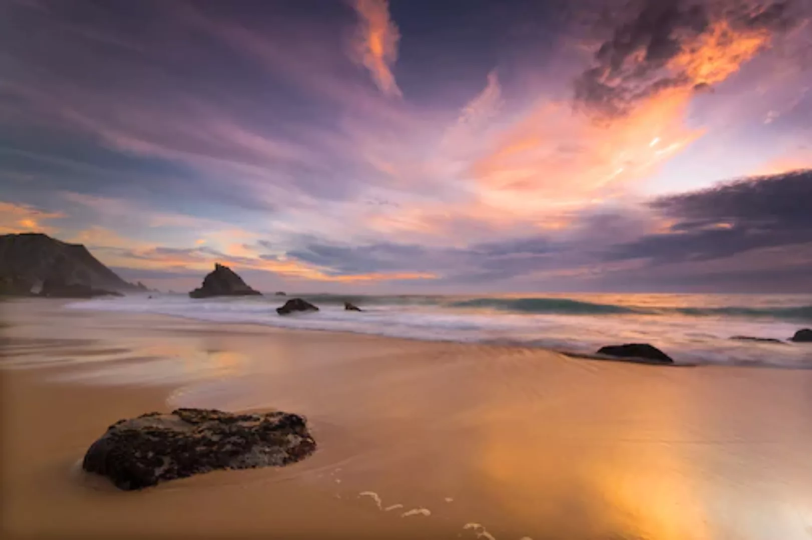 Papermoon Fototapete »Beach Sunset« günstig online kaufen