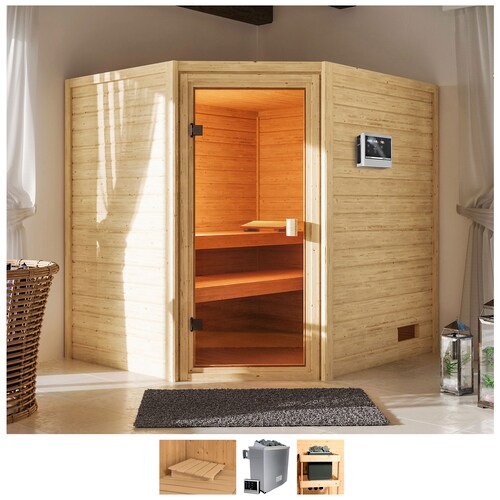 welltime Sauna »Trixi«, 4,5-kW-Ofen mit ext. Steuerung günstig online kaufen
