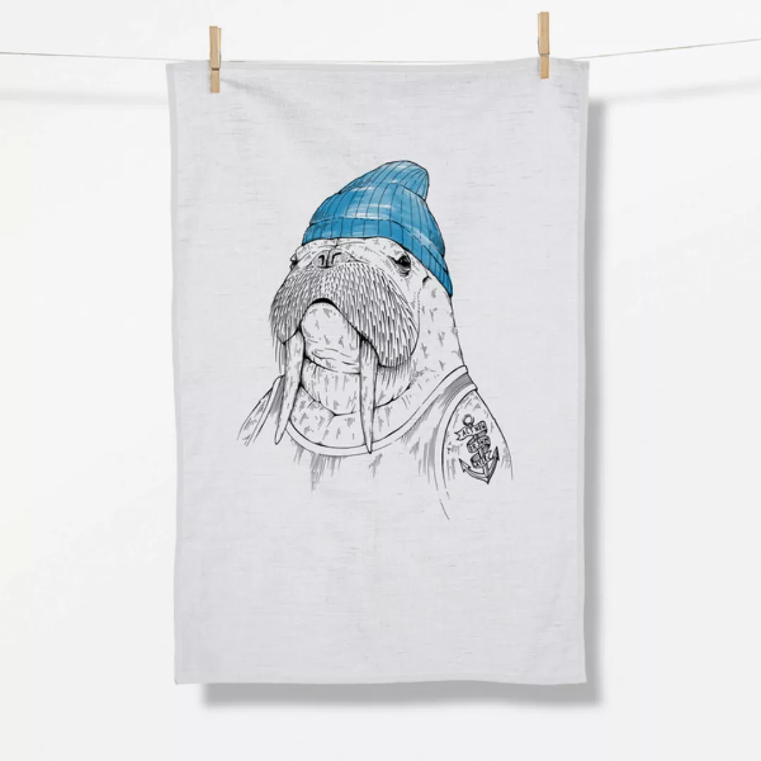 Animal Walrus (Tea Towel)- Geschirrtuch günstig online kaufen