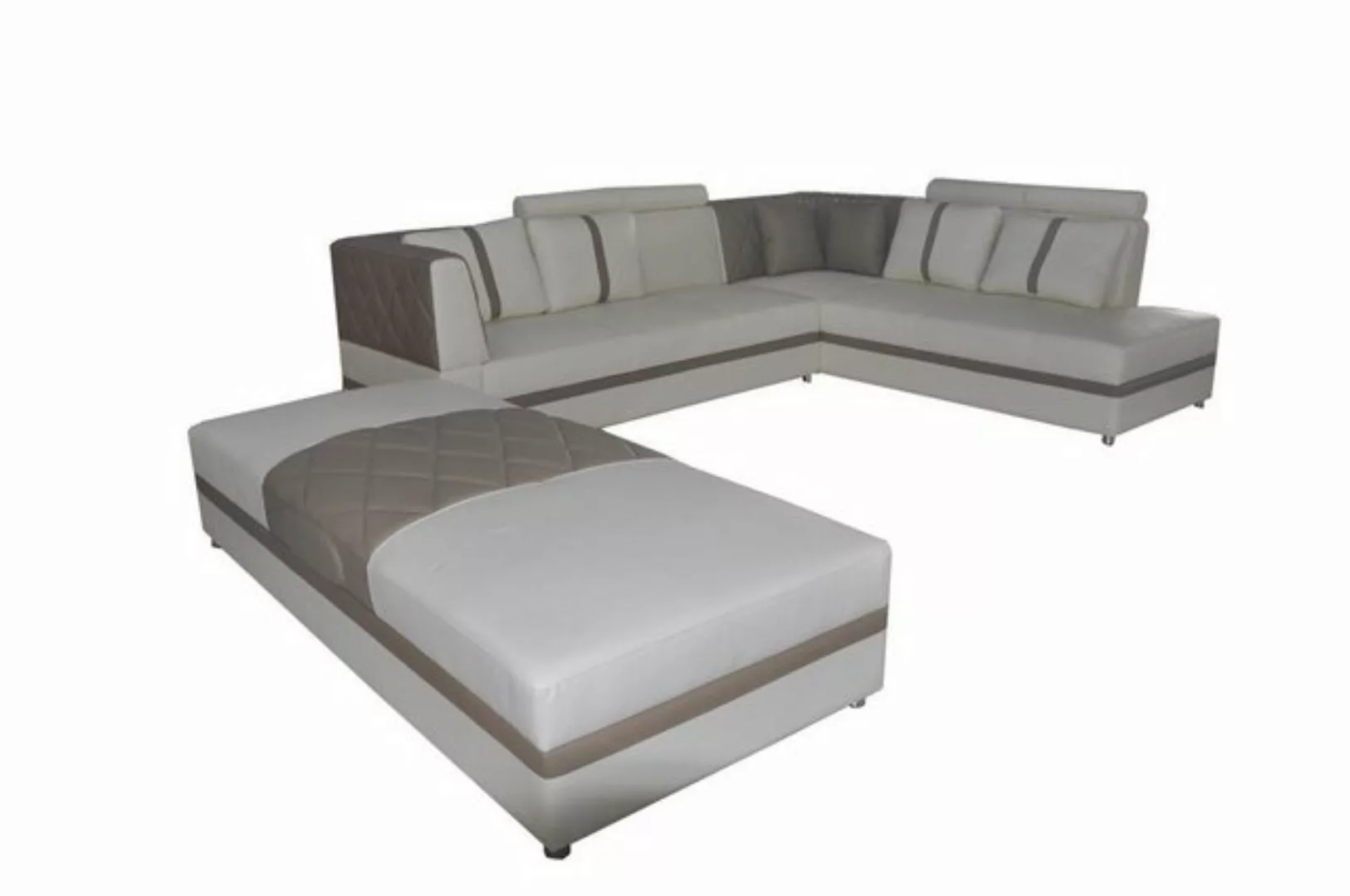 Xlmoebel Ecksofa Wohnlandschaft mit Ecksofa und USB-Anschluss aus Leder ink günstig online kaufen