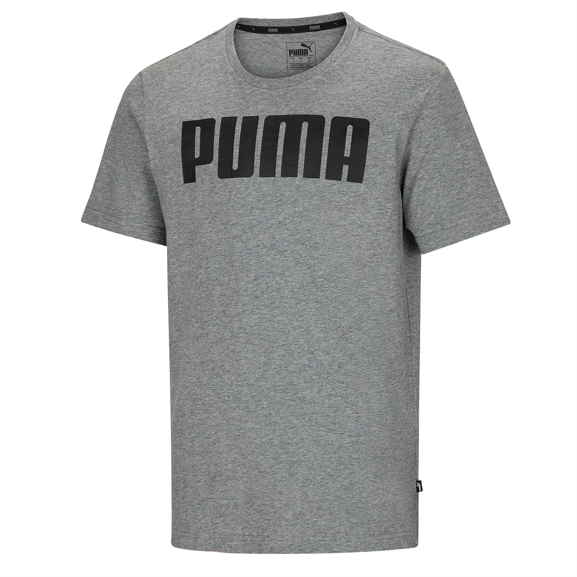 PUMA Essentials Herren T-Shirt | Mit Heide | Grau | Größe: M günstig online kaufen