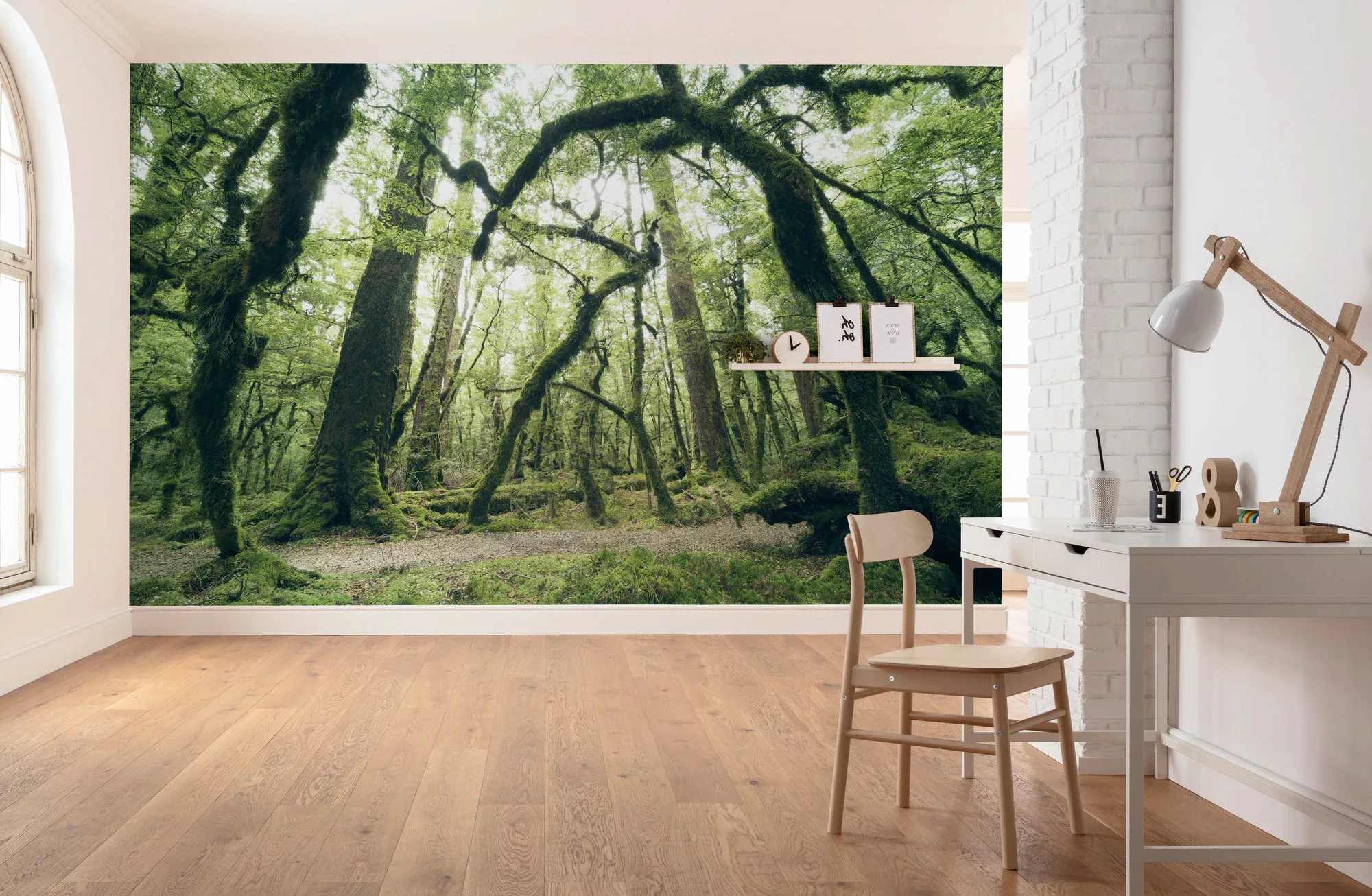 KOMAR Vlies Fototapete - Ancient Green  - Größe 450 x 280 cm mehrfarbig günstig online kaufen