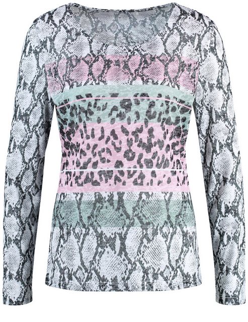 GERRY WEBER Langarmshirt Lanagrmshirt in Ausbrenner-Qualität günstig online kaufen