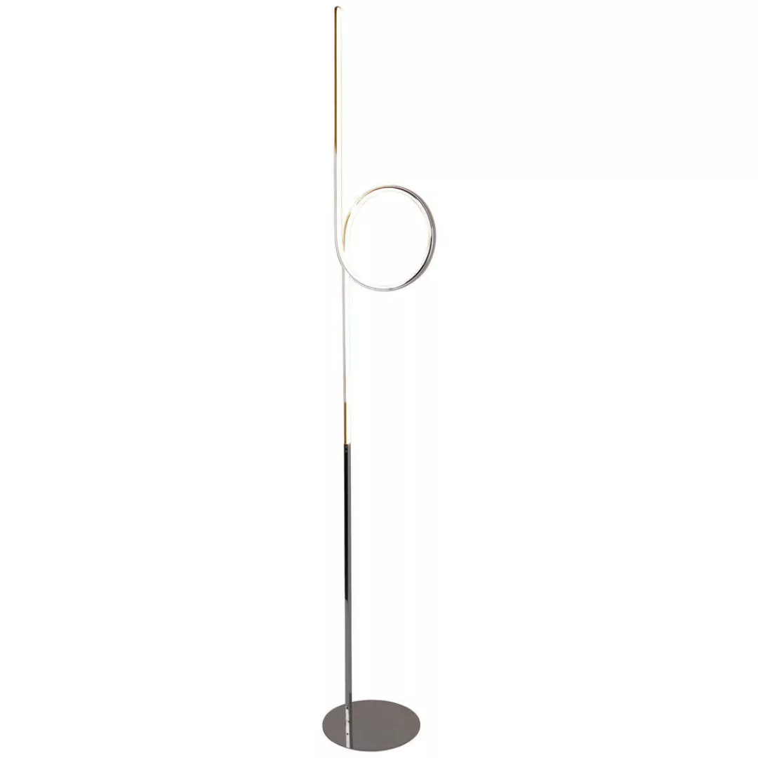 Näve Leuchten LED-Leuchten 2053442 Chrom Metall Kunststoff B/H/T: ca. 23x17 günstig online kaufen