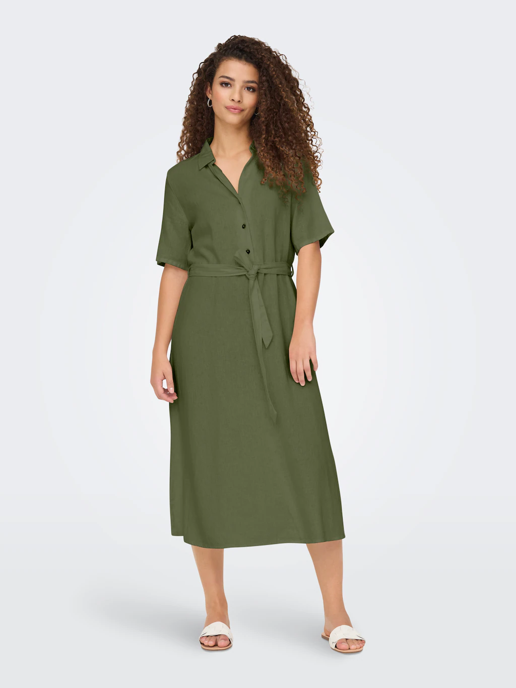 JDY Blusenkleid JDYSAY 2/4 MIDI SHIRT DRESS WVN NOOS günstig online kaufen