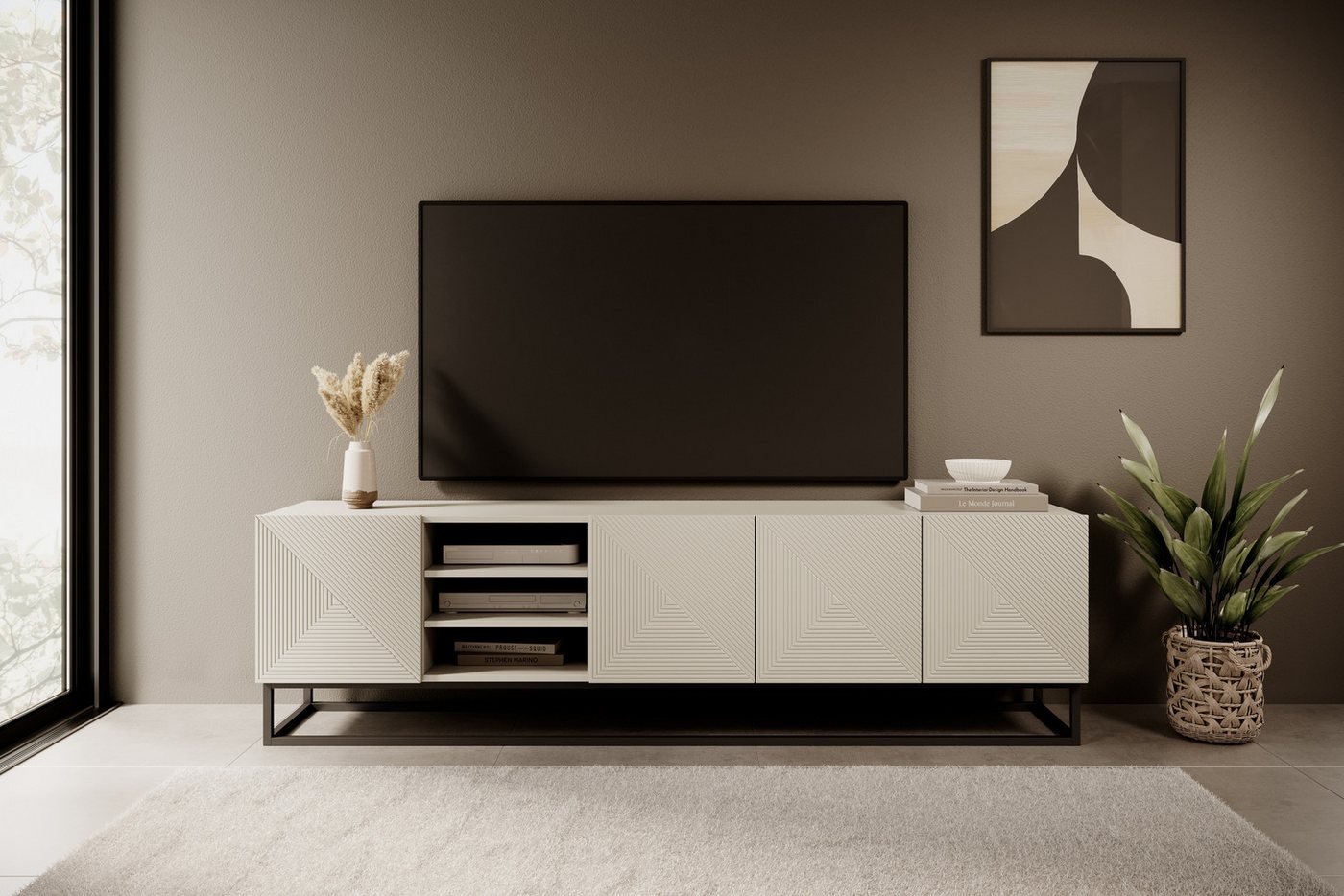 ROYAL24_MARKT TV-Schrank - Ein Design, das Komfort und Eleganz vereint (TV- günstig online kaufen