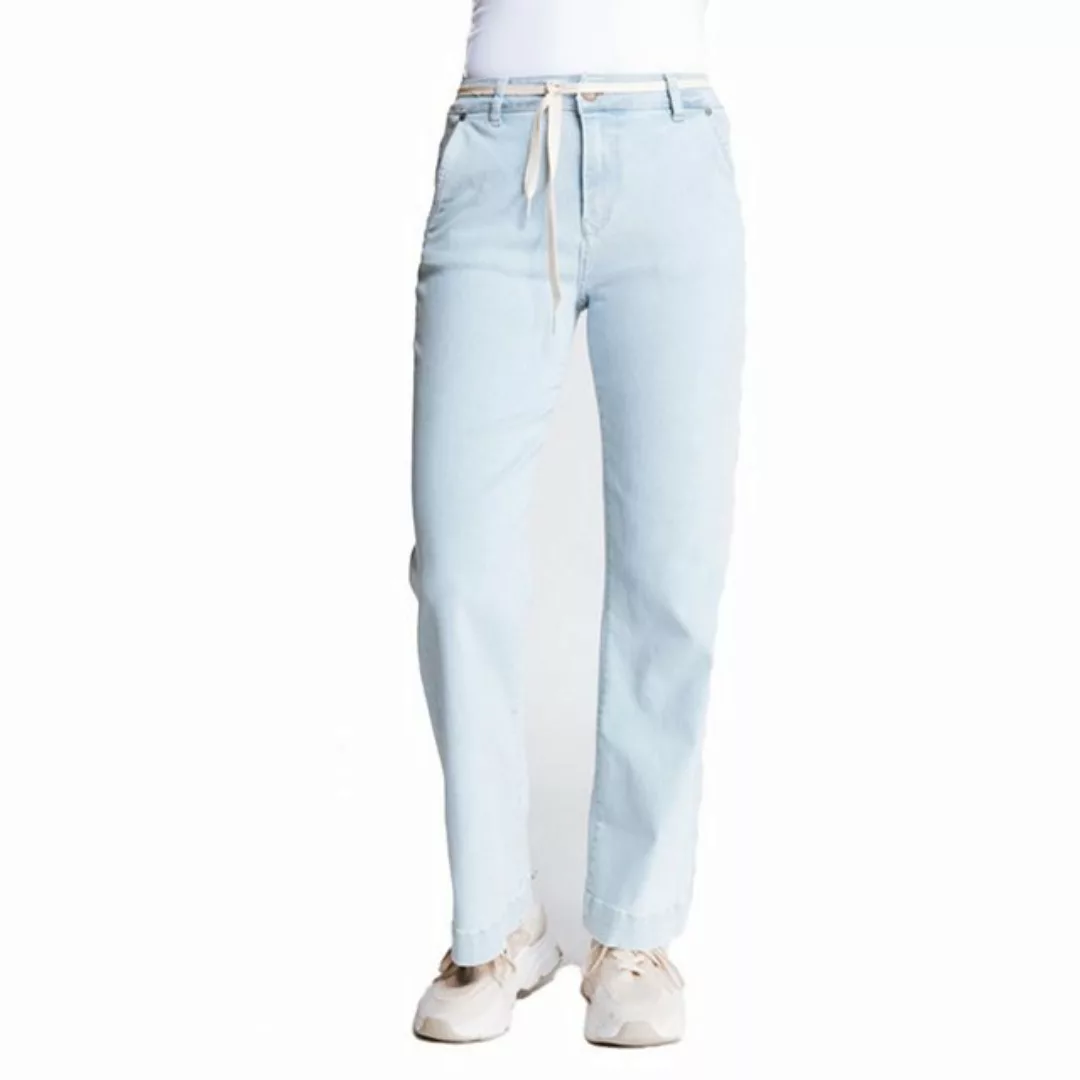 Zhrill Mom-Jeans Slim Fit Jeans ROA Blau angenehmer Tragekomfort günstig online kaufen