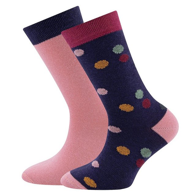 Ewers Socken Socken 2er Pack Punkte/Uni (2-Paar) günstig online kaufen