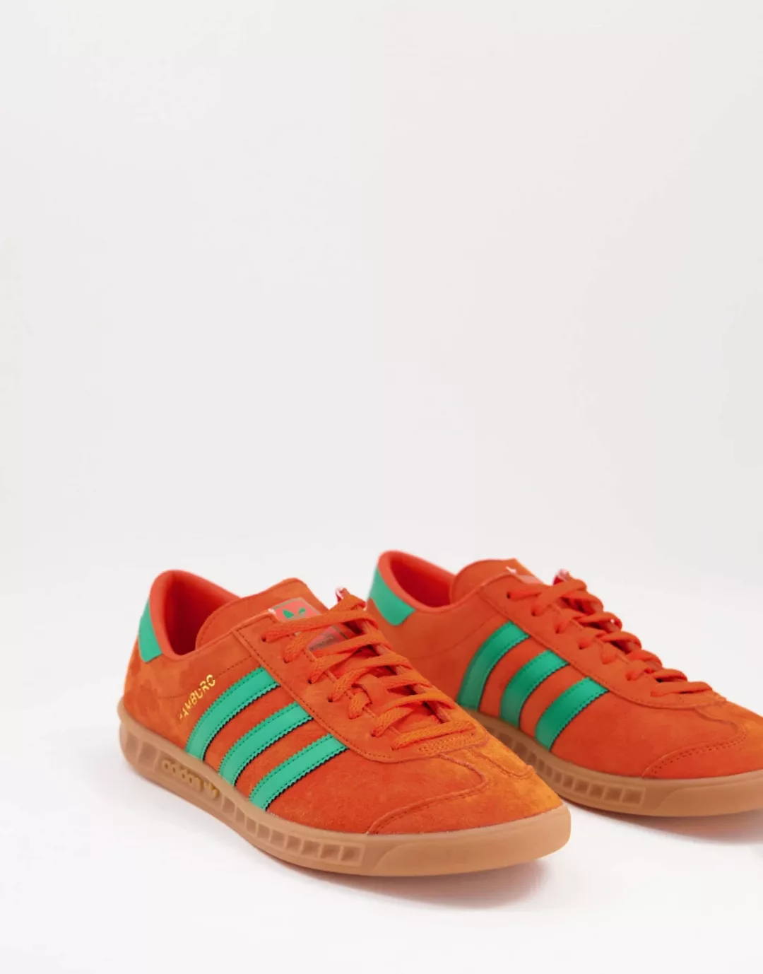 Adidas Originals Hamburg Turnschuhe EU 41 1/3 Team Orange / Team Green / Gu günstig online kaufen