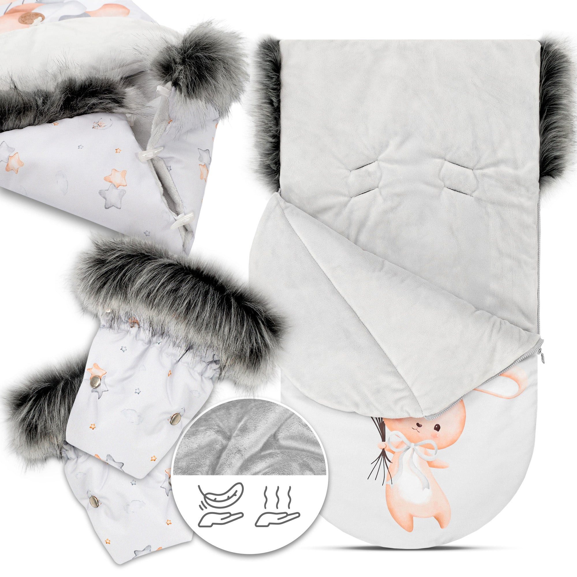 Totsy Baby Babyschlafsack Fußsack Kinderwagen Winter günstig online kaufen