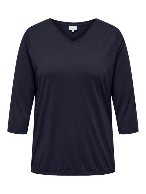 ONLY CARMAKOMA 3/4-Arm-Shirt CARCARLINNE V-NECK 3/4 TOP JRS BF günstig online kaufen