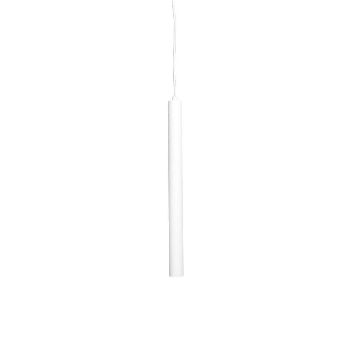 NORR 11 - Pipe One LED Pendelleuchte - weiß/Kabel weiß/Ø 3,5cm/ H: 40cm/80- günstig online kaufen