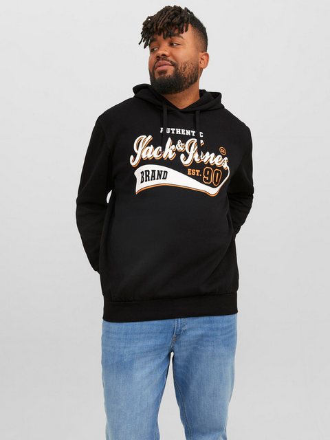 Jack & Jones Hoodie Kapuzenpullover Plus Size Hoodie mit Print JJELOGO 5864 günstig online kaufen