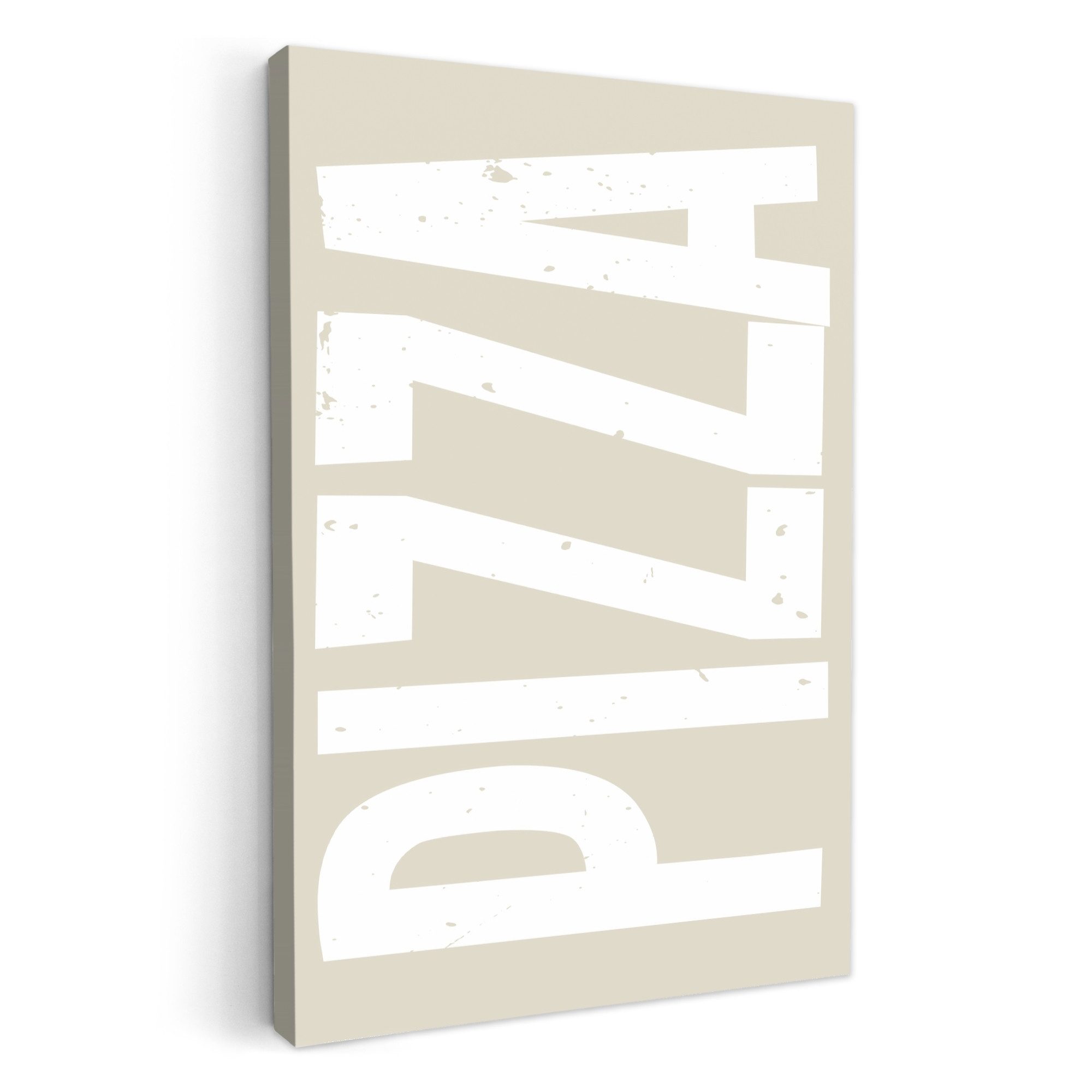 OneMillionCanvasses® Leinwandbild Pizza - Dekoration - günstig online kaufen