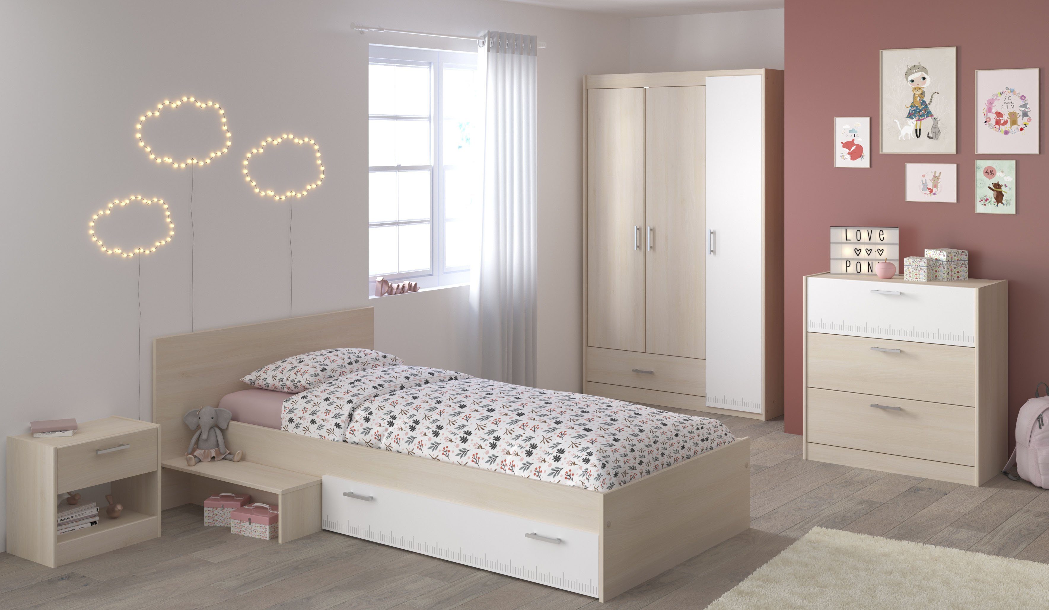 Parisot Jugendzimmer-Set "Parisot Kinderimmer Charly 12", (4 tlg.) günstig online kaufen