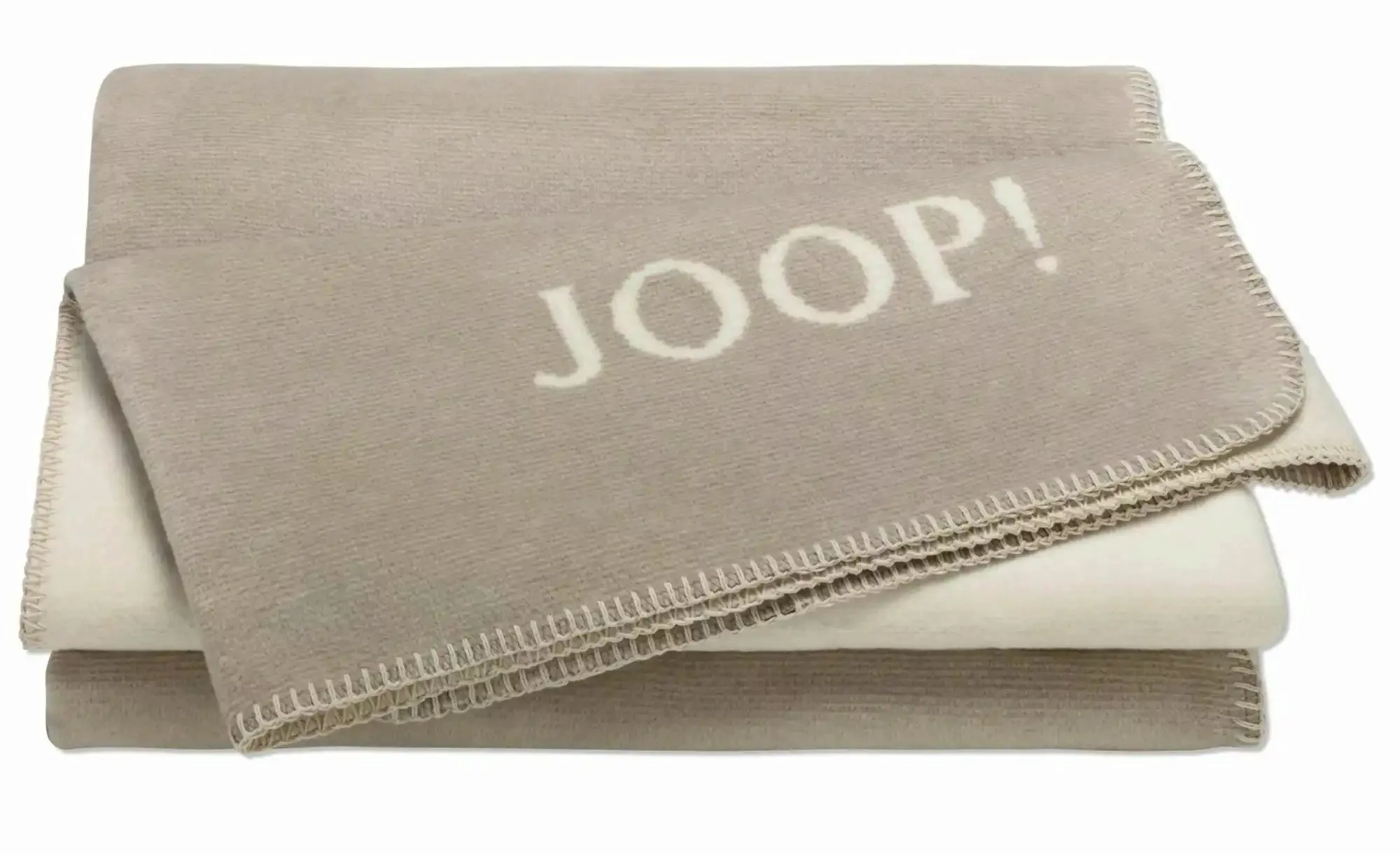 JOOP! Wohndecke Melange Doubleface   ¦ beige ¦ Baumwollmischgewebe ¦ Maße ( günstig online kaufen