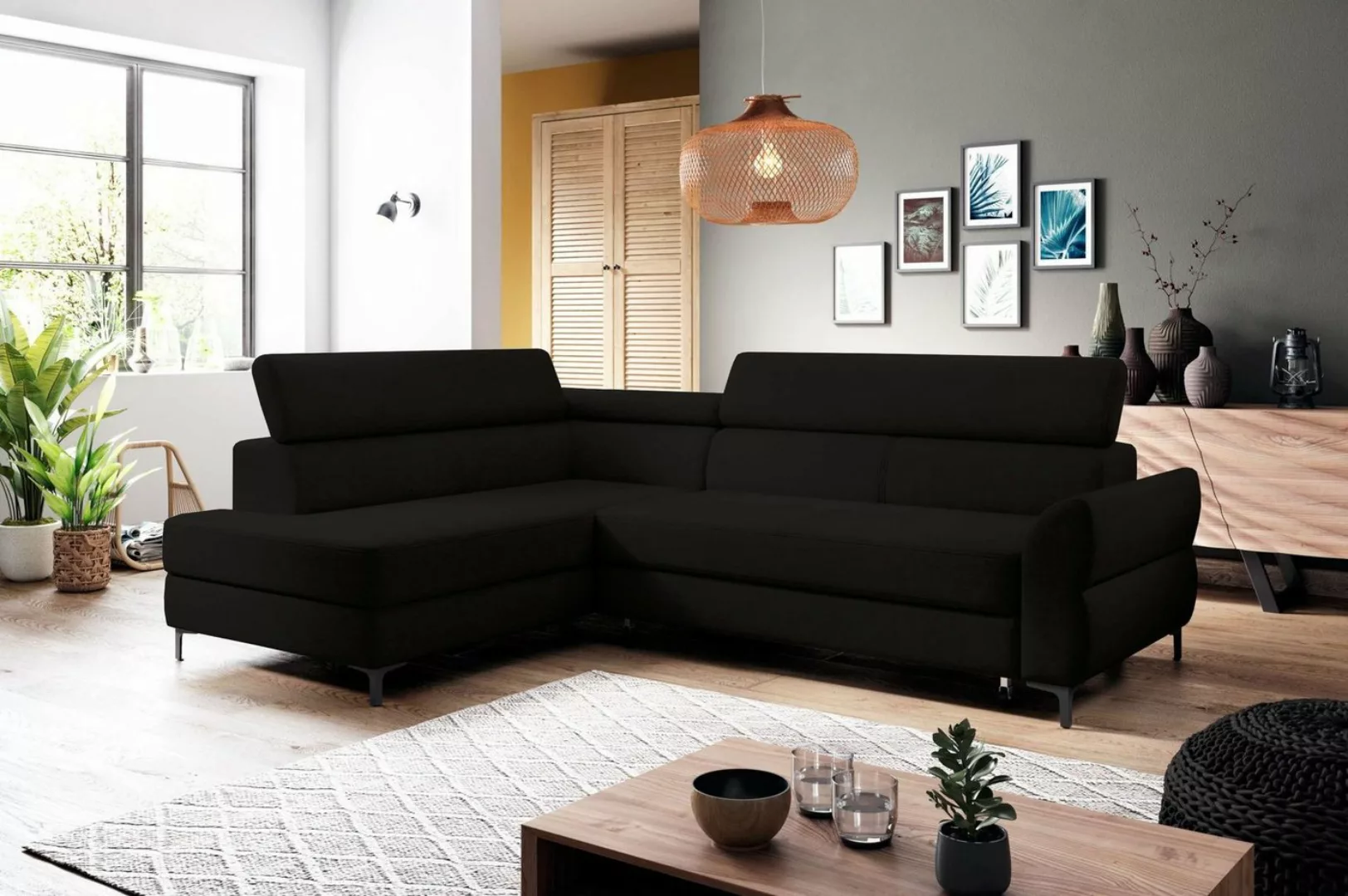 99rooms Ecksofa Stylefy Parker Ecksofa, L-Form, Eckcouch, Kopfteilverstellu günstig online kaufen