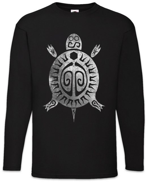 Urban Backwoods Langarmshirt Aztec Turtle Langarm T-Shirt Aztec Indianer In günstig online kaufen